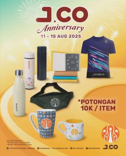 Promo JCO Anniversary Merchandise Keren