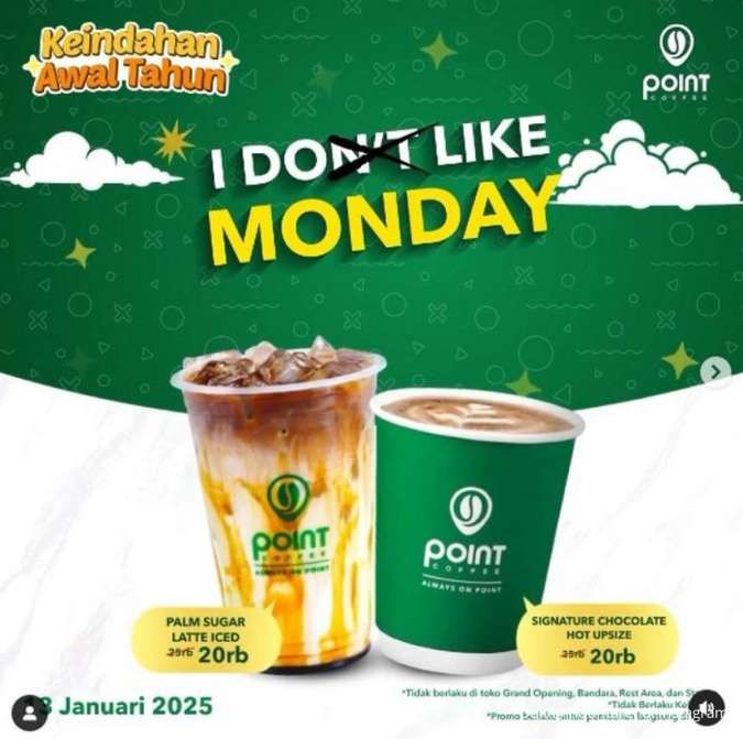 Promo Point Coffee Hari Ini 13 Januari 2025