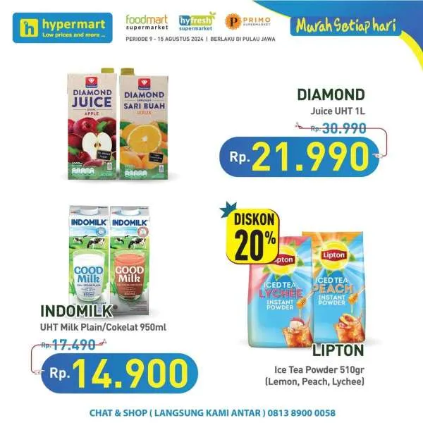 Promo JSM Hypermart Hyper Diskon Weekend Periode 9-12 Agustus 2024