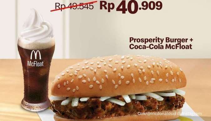 Promo McD Prosperity Burger Terbaru di Maret 2022, Nikmati Makan Hemat dan Lezat