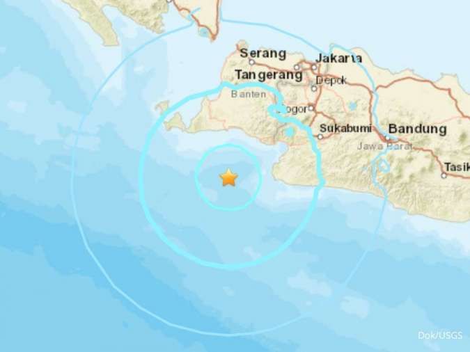 BREAKING NEWS! Gempa Magnitudo 5,7 di Bayah Banten, Terasa di Jakarta Depok & Tangsel