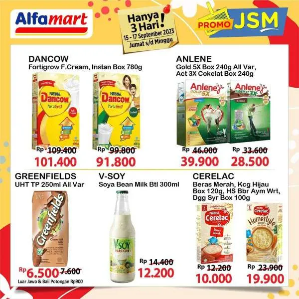 Promo JSM Alfamart Hanya 3 Hari Periode 15-17 September 2023