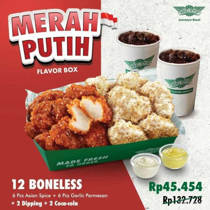 Promo Wingstop Spesial Kemerdekaan Agustus 2024