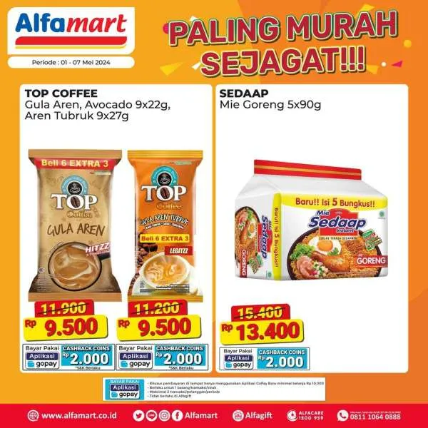 Promo Alfamart Paling Murah Sejagat Periode 1-7 Mei 2024