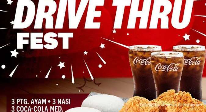 Promo KFC Drive Thru Fest di Bulan September 2023, Promo Makan Hemat Bertiga 