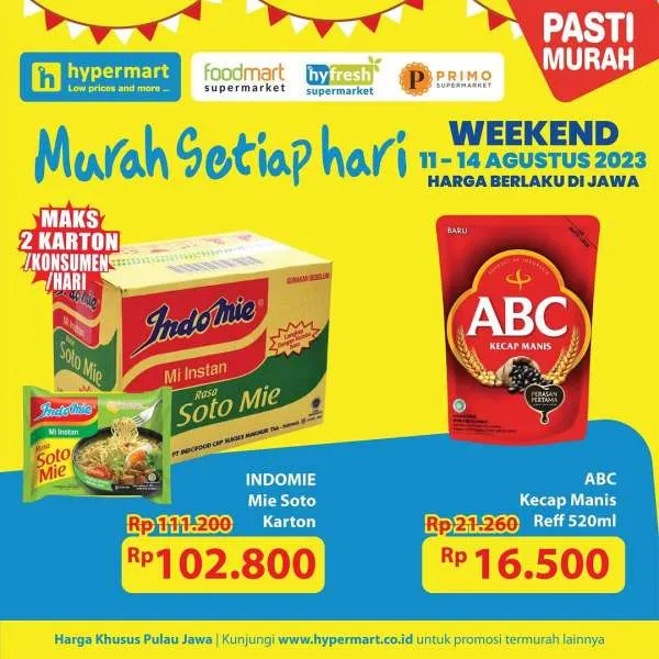 Katalog Promo JSM Hypermart Terbaru 11-14 Agustus 2023