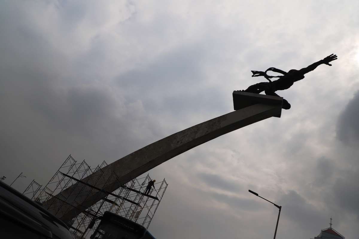Pemprov DKI Konservasi Tiang Patung Dirgantara Pancoran