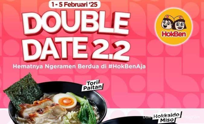 Promo HokBen 2.2 Mulai 1-5 Februari 2025, 2 Ramen Harga Spesial Berakhir Besok