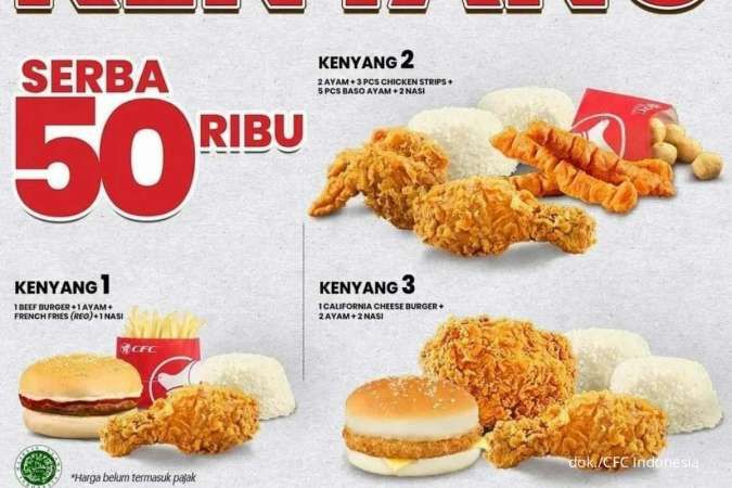 Promo CFC Mei 2022, Ada Paket Kenyang Semua Serba Rp 50.000
