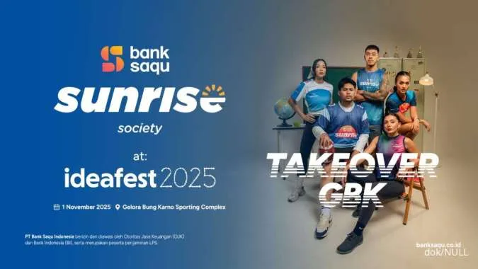 Pendaftaran Sunrise Society Ke Tiga Sudah Dibuka, Bank Saqu Take Over GBK