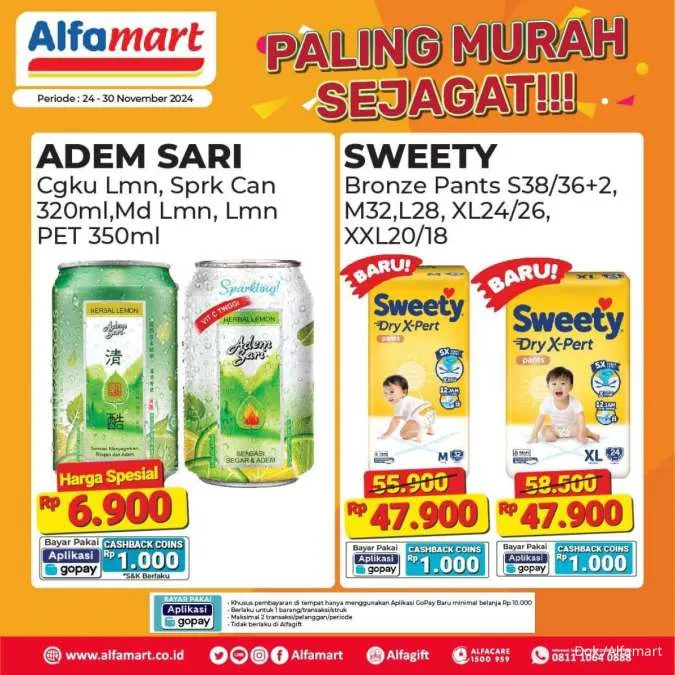 Promo Alfamart Paling Murah Sejagat Periode 24-30 November 2024