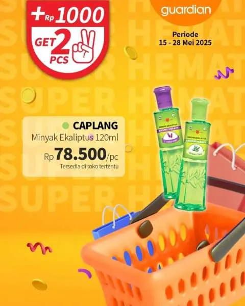 Promo Guardian Super Hemat Periode 15-28 Mei 2025