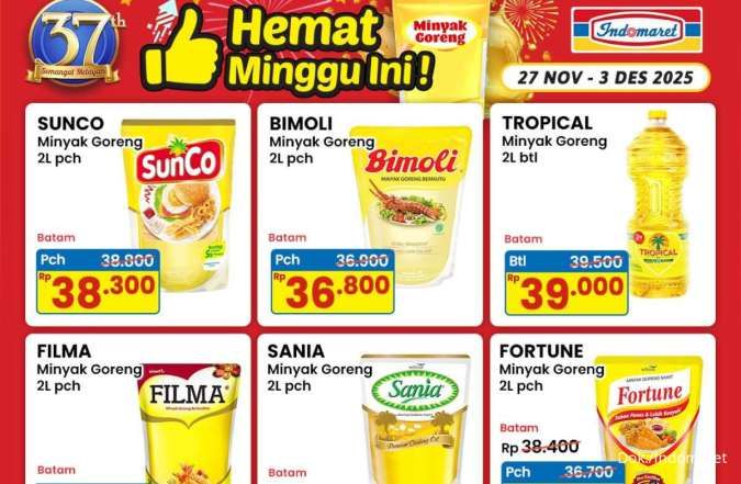Katalog Promo Indomaret Minyak Goreng Hemat Periode 27 November-3 Desember 2025