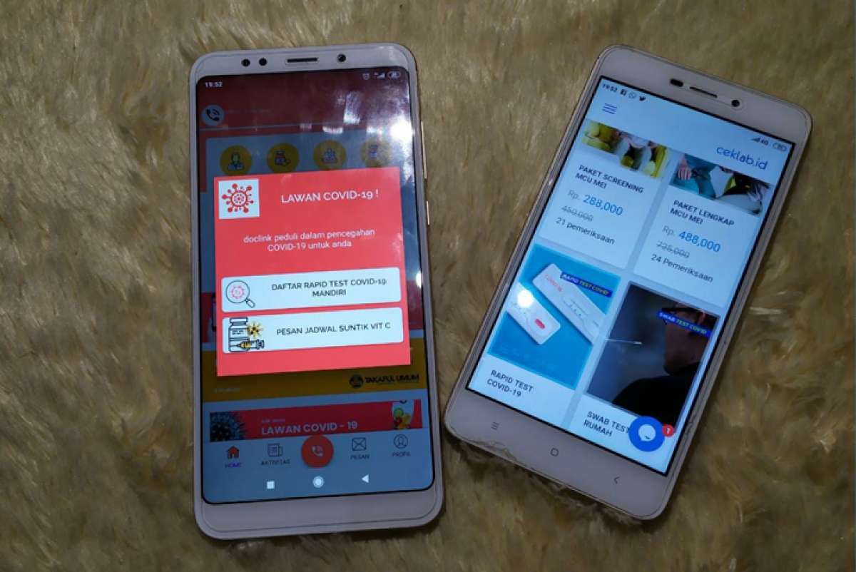 Periksa Kesehatan via Aplikasi Rintisan