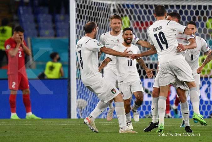 Turki vs Italia di Euro 2021: Tekuk Ay-Yildizlilar 0-3, Azzurri pecahkan rekor baru