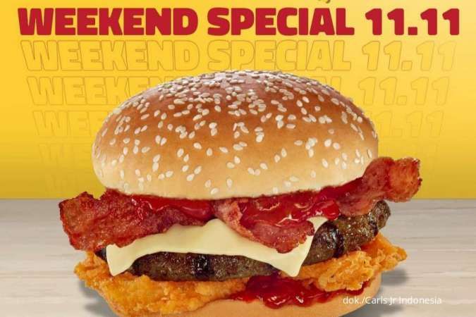 Promo Carls Jr Weekend November 2022, Serba Burger di Paket 11.11 Daebak Burger