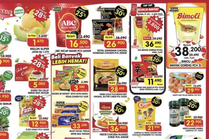 Katalog Promo Superindo Weekday Diskon hingga 50% Periode 4-7 Agustus 2025