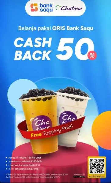 Promo Bank Saqu Chatime