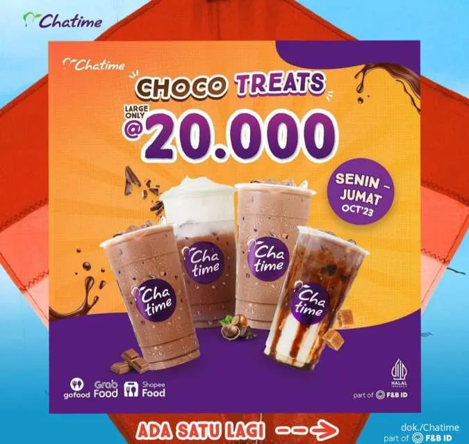 Promo Chatime Oktober 2023: Choco Treats