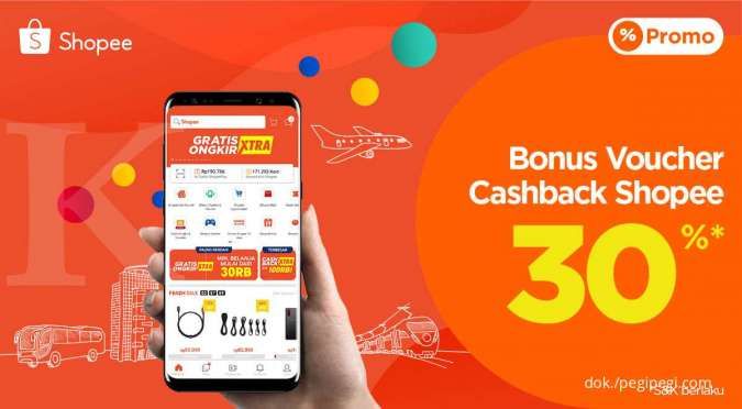Belanja Semua Produk PegiPegi, Dapat Bonus Voucher Cashback Shopee 30%