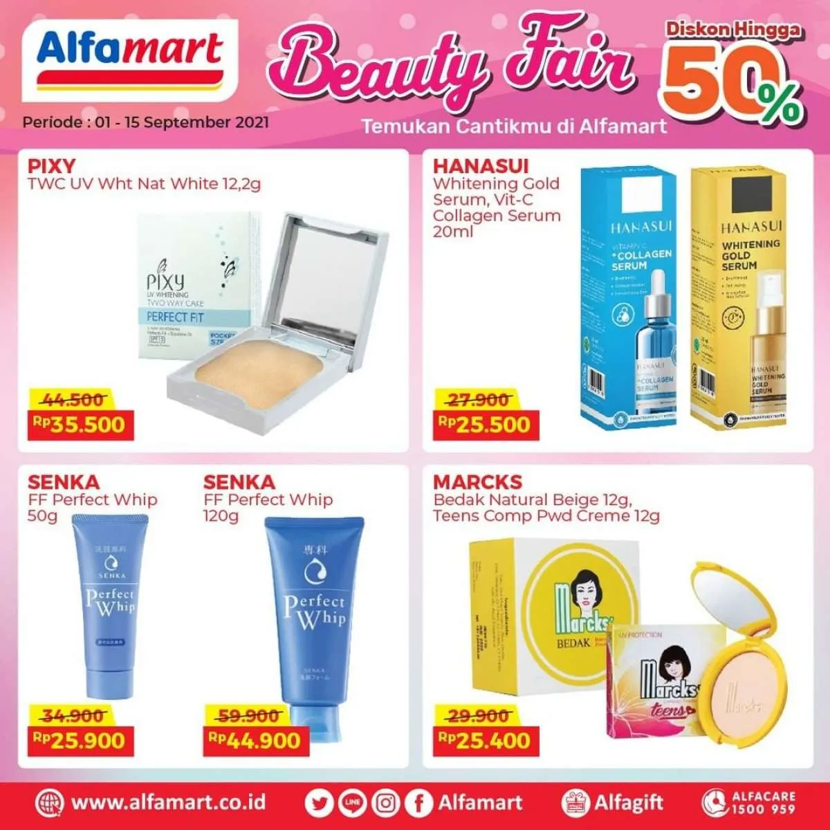Promo Alfamart Beauty Fair, Makeup dan Skincare Diskon Hingga 50%