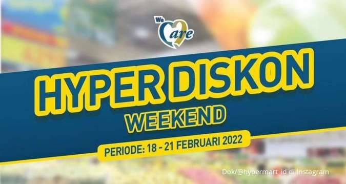 Promo JSM Hypermart 18-21 Februari 2022, Nikmati Hyper Diskon Weekend Selama 4 Hari