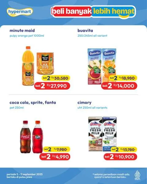 Promo Hypermart Beli Banyak Lebih Hemat Periode 5-11 September 2025
