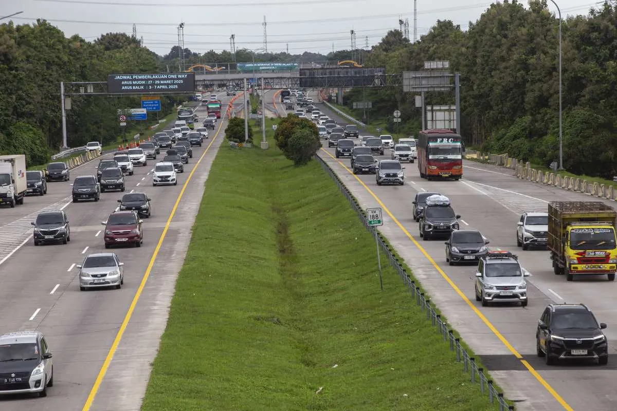 Hari Ini (3 April 2025) Berlaku One Way dari KM 188 Palimanan - KM 70 Cikatama
