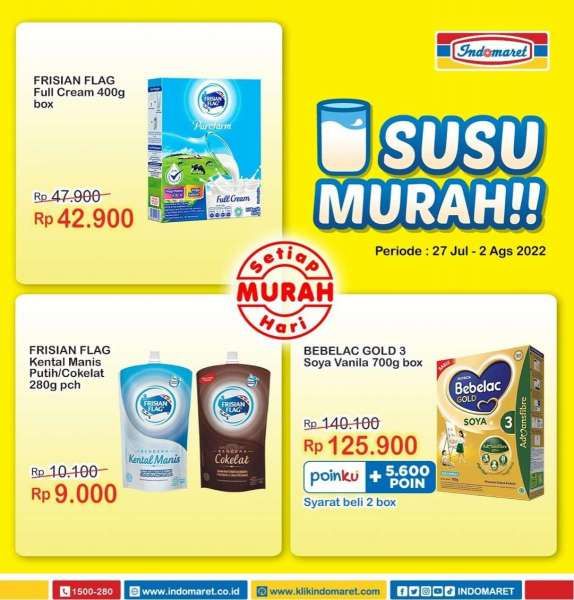 Belanja dengan lebih terjangkau di promo Indomaret super hemat mingguan terbaru pada bulan Juli tahun 2022 ini. 