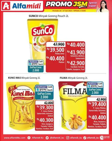 Promo JSM Alfamidi Spesial Gajian Periode 24-27 Juli 2025