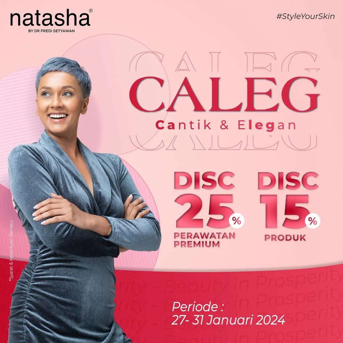 Promo Akhir Bulan di Klinik Natasha, Botox hingga Filler Serba Diskon 25%!