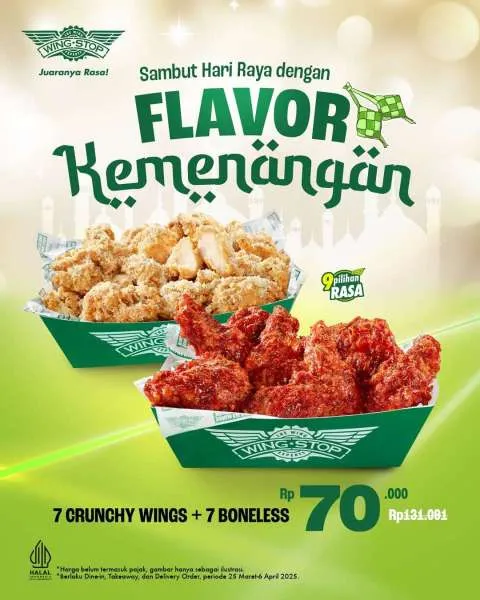 Promo Wingstop Flavor Kemenangan Penuh Rasa
