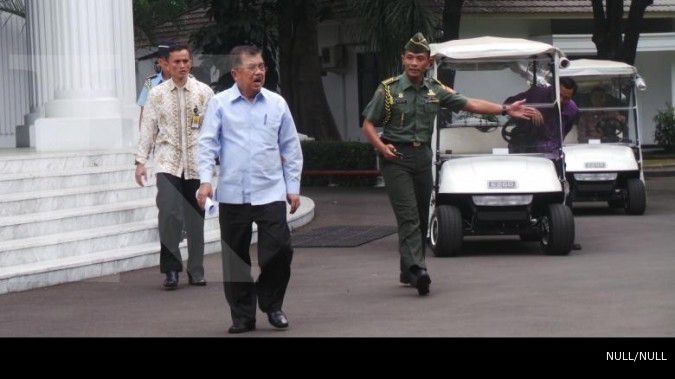 JK jalan kaki temui Jokowi di Istana Presiden