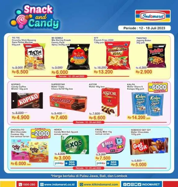 Harga Promo Indomaret Terbaru 12-18 Juli 2023, Promo Super Hemat Mingguan