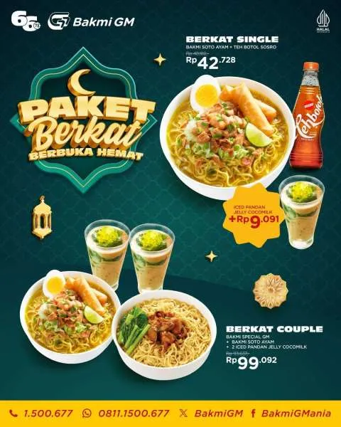 Promo Bakmi GM Paket Berbuka Hemat
