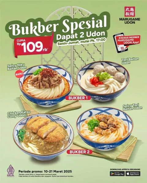 Promo Marugame Udon Bukber Spesial Senin-Jumat