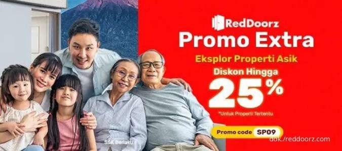 Manfaatkan Promo RedDoorz Extra dengan Diskon 25%, Pakai Kode Promo Ini