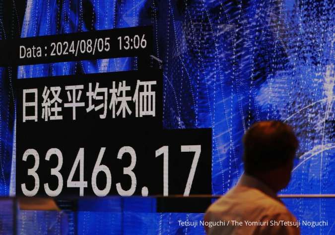 Pasar Saham Jepang Naik 10,2% Hari Ini (6/8) Setelah Anjlok 12,4% Kemarin