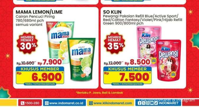 Promo Indomaret Weekend 28 Februari 2025, So Klin Pewangi Hemat Jelang Ramadan