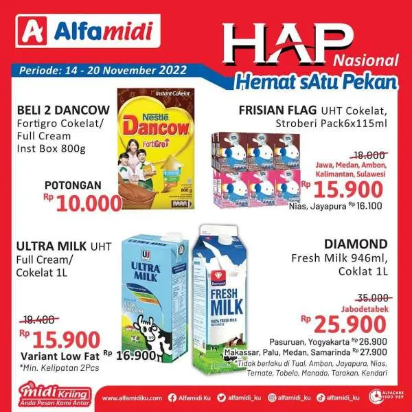 Promo Alfamidi Hemat Satu Pekan Periode 14-20 November 2022