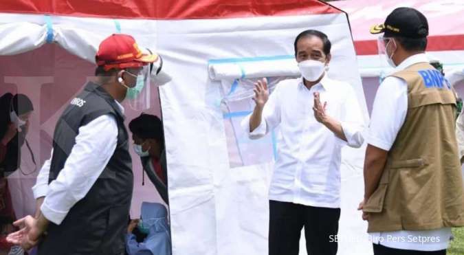 Kunjungi posko pengungsi gempa Sulbar, Jokowi ingin pastikan bantuan lancar
