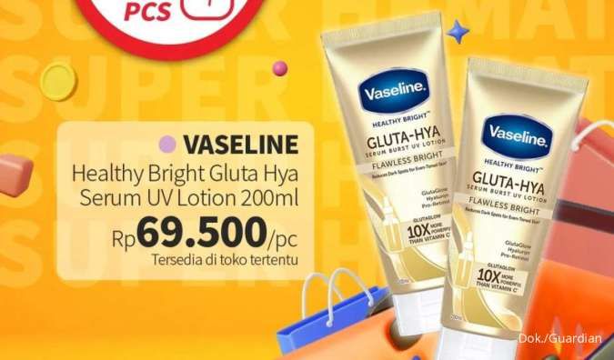 Promo Guardian Super Hemat sampai 7 Agustus 2024, Tambah Rp 1.000 Dapat 2 Body Serum