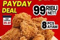 Nikmati 8 Ayam Renyah Hanya Rp 99.000 Pakai Promo CFC Payday Deal 25-27 September