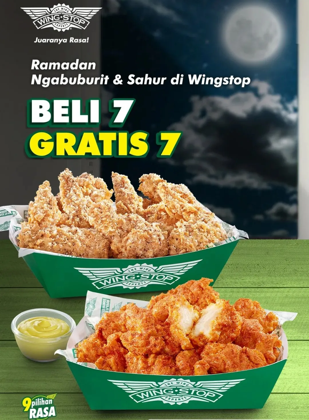 Promo Wingstop Maret-April 2024: Beli 7 Gratis 7