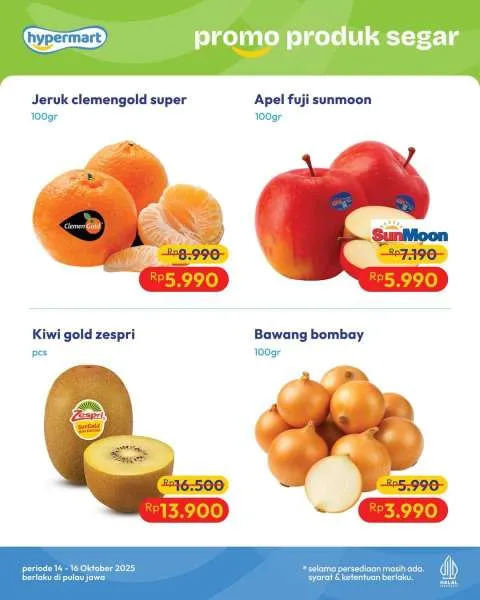 Promo Hypermart Hyper Diskon Weekday Periode 14-16 Oktober 2025