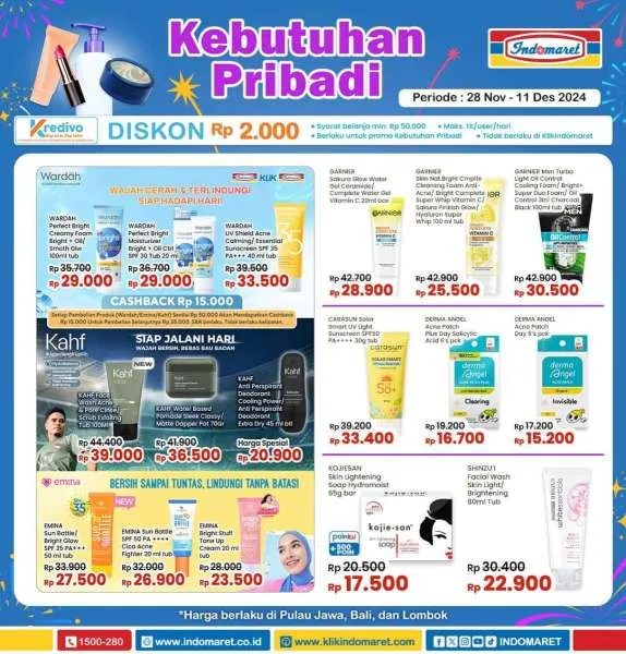 Promo Indomaret Super Hemat Periode 28 November-11 Desember 2024