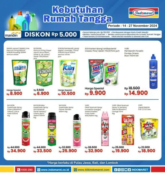 Promo Indomaret Super Hemat Periode 14-27 November 2024