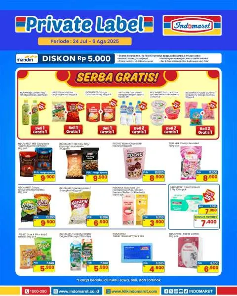 Promo Indomaret Super Hemat Periode 24 Juli-6 Agustus 2025