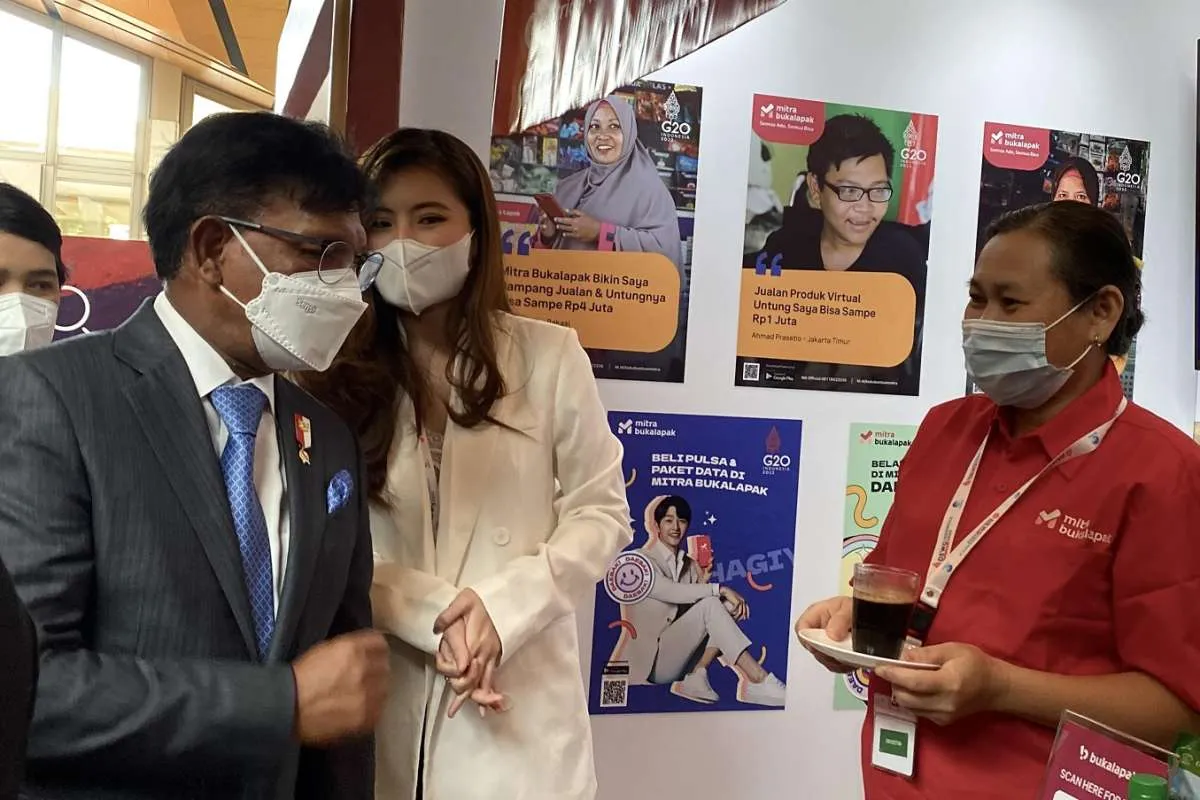 Mitra Bukalapak Memamerkan Warung Digital di Presidensi G20