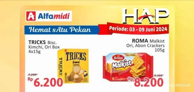 Katalog Promo Alfamidi Hemat Satu Pekan Periode 3-9 Juni 2024, Cimory Beli 1 Gratis 1